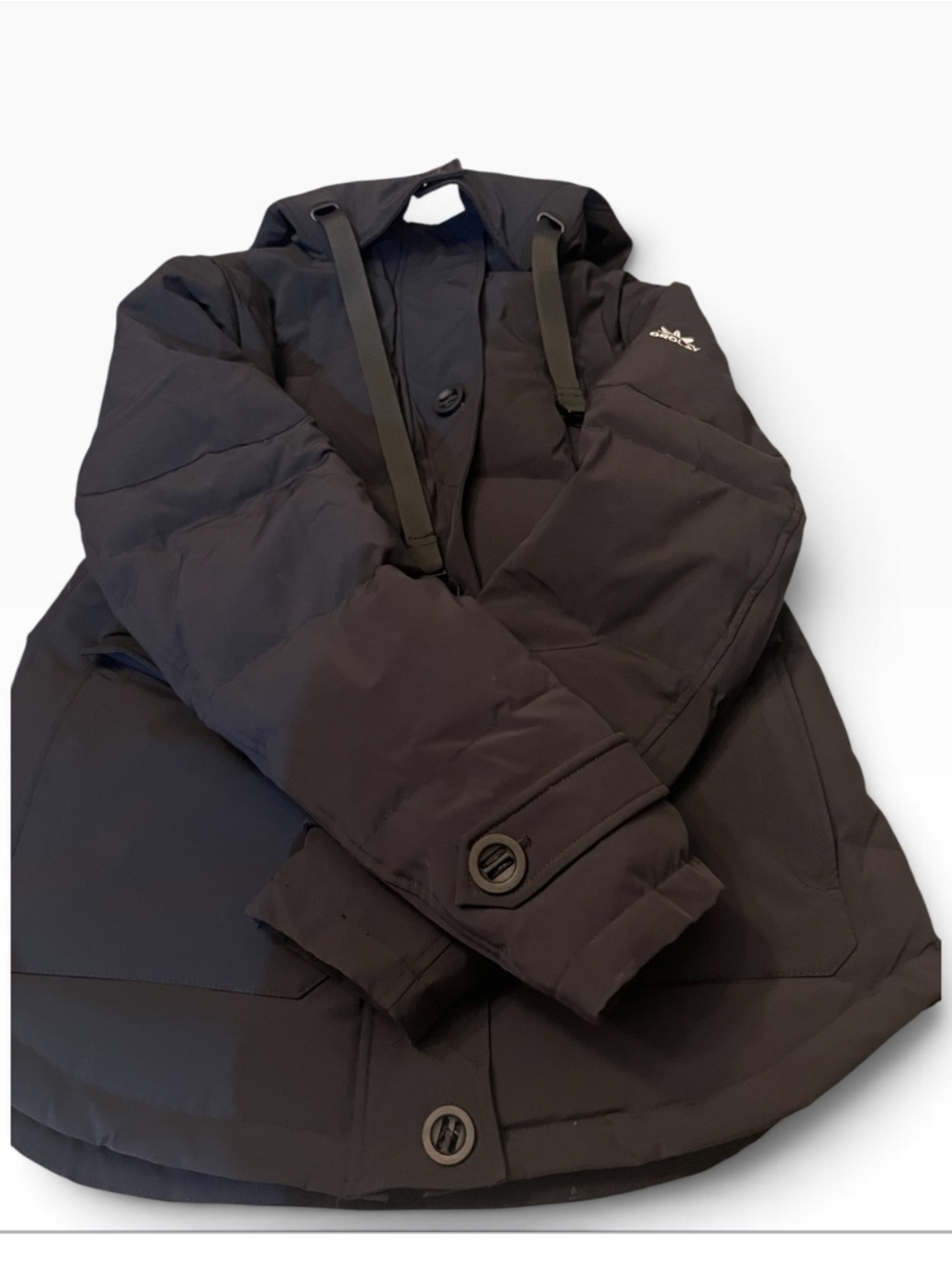 Orolay Women's Black Quilted Puffer Jacket with Hood